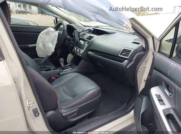 JF2GPALC1G8200212 2016 SUBARU CROSSTREK Cream წინა სალონის ხედი