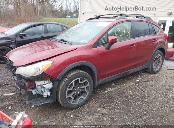 JF2GPALC8GH309251 2016 SUBARU CROSSTREK Красный Передняя левая четверть