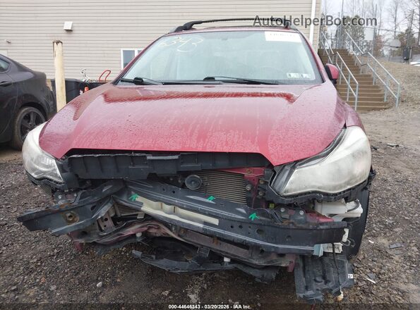 JF2GPALC8GH309251 2016 SUBARU CROSSTREK Красный Вид задней части салона