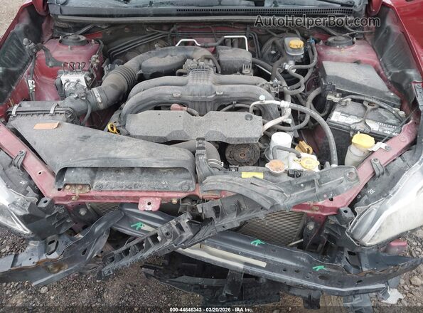 JF2GPALC8GH309251 2016 SUBARU CROSSTREK Красный Вид сзади