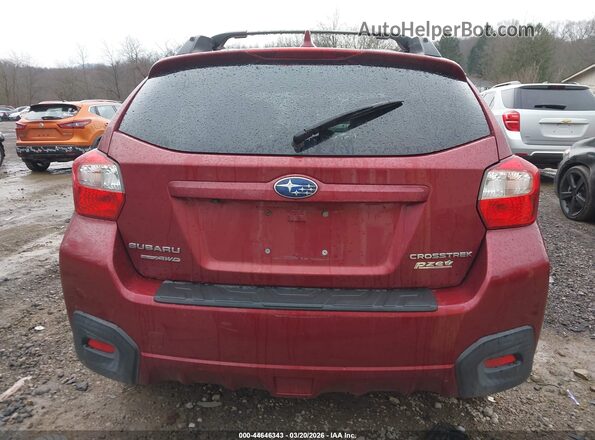 JF2GPALC8GH309251 2016 SUBARU CROSSTREK Красный 