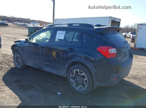 JF2GPANC3G8275815 2016 SUBARU CROSSTREK Black უკანა მარცხენა