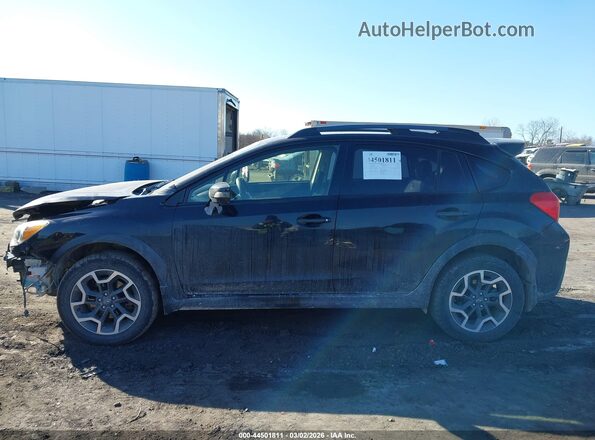 JF2GPANC3G8275815 2016 SUBARU CROSSTREK Black სალონის 360-გრადუსიანი ხედი