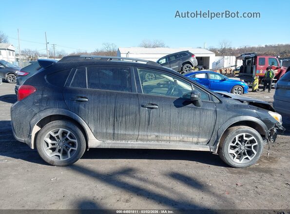 JF2GPANC3G8275815 2016 SUBARU CROSSTREK Black უკანა სალონის ხედი