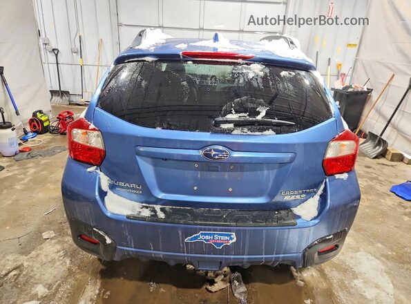 JF2GPANC6H8243443 2017 SUBARU CROSSTREK Синий Вид сзади