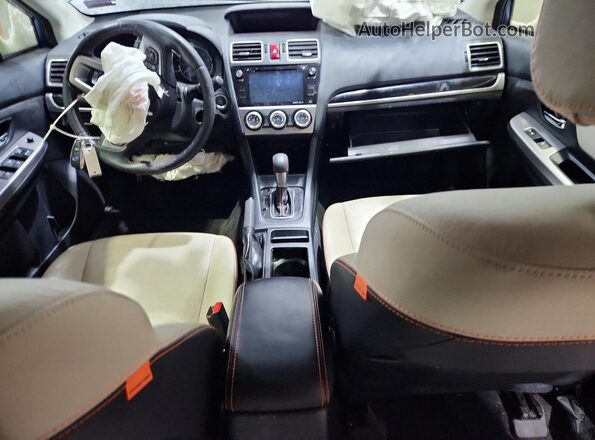 JF2GPANC6H8243443 2017 SUBARU CROSSTREK Синий Вид панели приборов