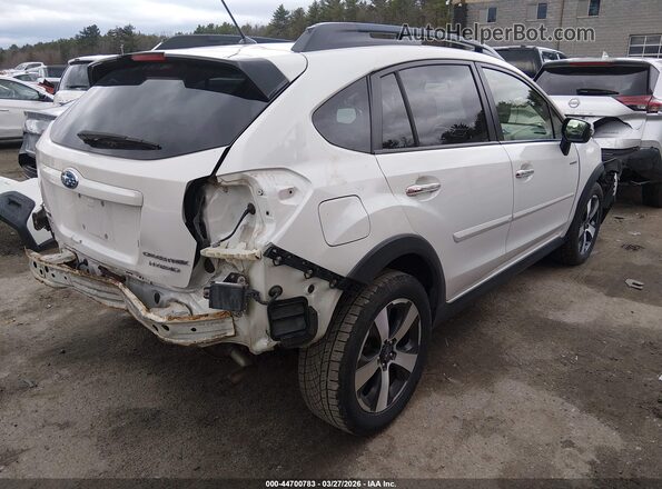 JF2GPBBC7GH202389 2016 SUBARU CROSSTREK HYBRID White Задня права чверть