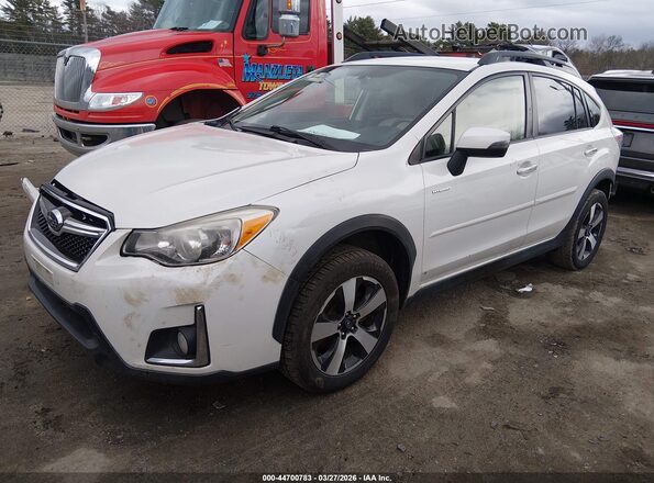 JF2GPBBC7GH202389 2016 SUBARU CROSSTREK HYBRID White Передня ліва чверть