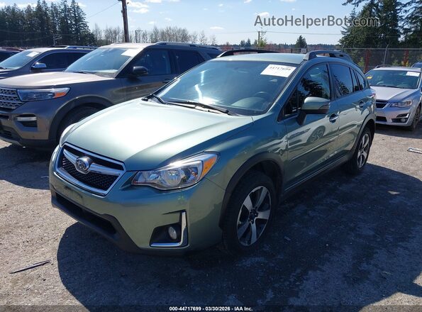 JF2GPBBC7GH253956 2016 SUBARU CROSSTREK HYBRID Gray Передня ліва чверть