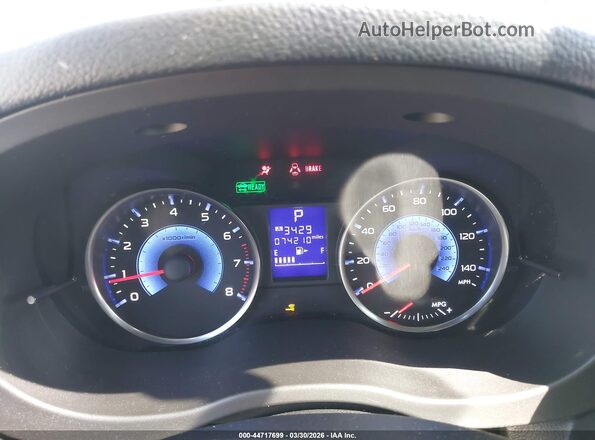 JF2GPBBC7GH253956 2016 SUBARU CROSSTREK HYBRID Gray Вид задніх сидінь