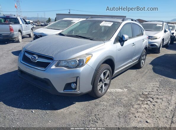 JF2GPBLC9GH251785 2016 SUBARU CROSSTREK HYBRID Gray Передня ліва чверть