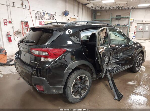 JF2GTAAC6M9213980 2021 SUBARU CROSSTREK Черный Задняя правая четверть