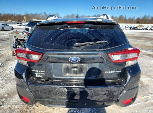 JF2GTAAC7M9360339 2021 SUBARU CROSSTREK Black Вид ззаду