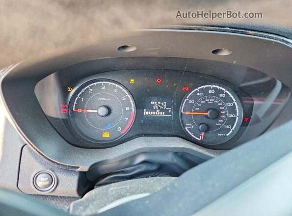 JF2GTAAC7M9360339 2021 SUBARU CROSSTREK Black Вид щитка приладів