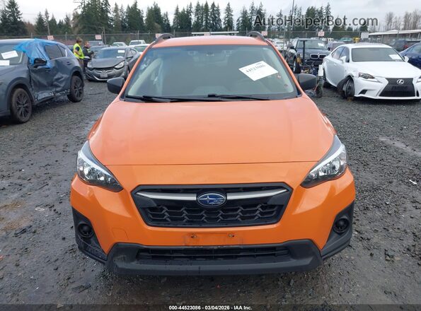 JF2GTABC0KH212230 2019 SUBARU CROSSTREK Оранжевый Вид щитка приборов