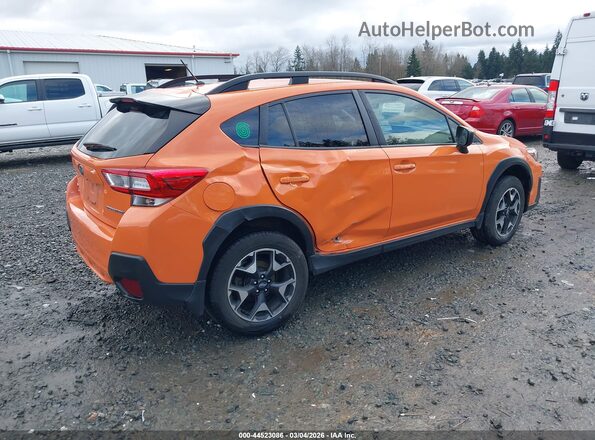 JF2GTABC0KH212230 2019 SUBARU CROSSTREK Оранжевый Задняя правая четверть