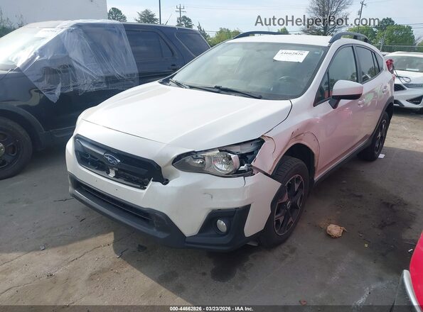 JF2GTABC1JH229858 2018 SUBARU CROSSTREK Белый Передняя левая четверть