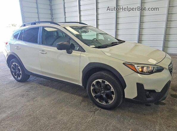 JF2GTABC4MH662742 2021 SUBARU CROSSTREK Белый Передняя правая четверть