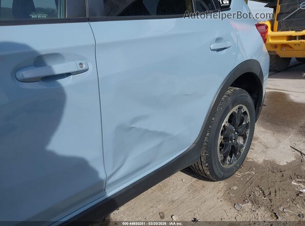 JF2GTABC6M8305174 2021 SUBARU CROSSTREK Light Blue Vista frontal
