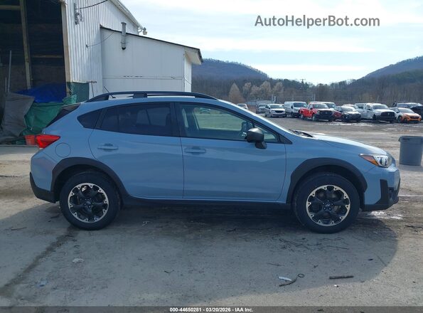 JF2GTABC6M8305174 2021 SUBARU CROSSTREK Light Blue Vista del cuadro de instrumentos