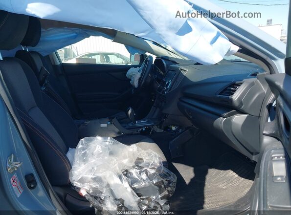 JF2GTACC7KH349616 2019 SUBARU CROSSTREK Light Blue წინა სალონის ხედი