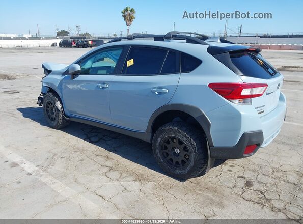 JF2GTACC7KH349616 2019 SUBARU CROSSTREK Light Blue უკანა მარცხენა