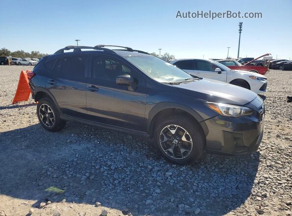 JF2GTADC1JH321968 2018 SUBARU CROSSTREK Серый Передняя правая четверть