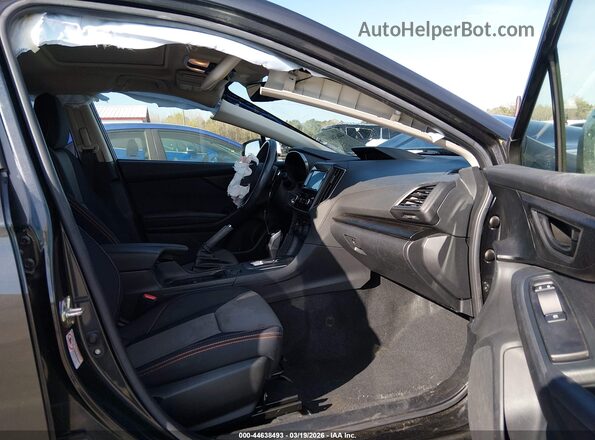 JF2GTAEC1KH391017 2019 SUBARU CROSSTREK Gray Widok wnętrza z przodu