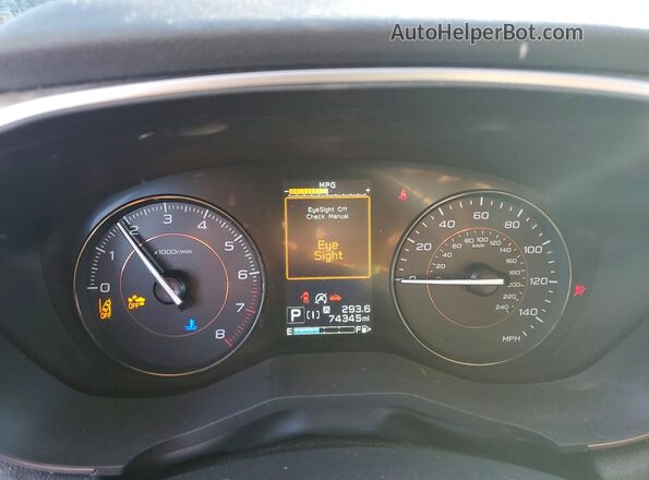 JF2GTAEC3MH373766 2021 SUBARU CROSSTREK Black Vista del cuadro de instrumentos