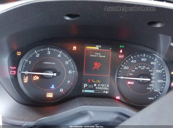 JF2GTAEC4LH255806 2020 SUBARU CROSSTREK Red Հետևի նստատեղերի տեսք