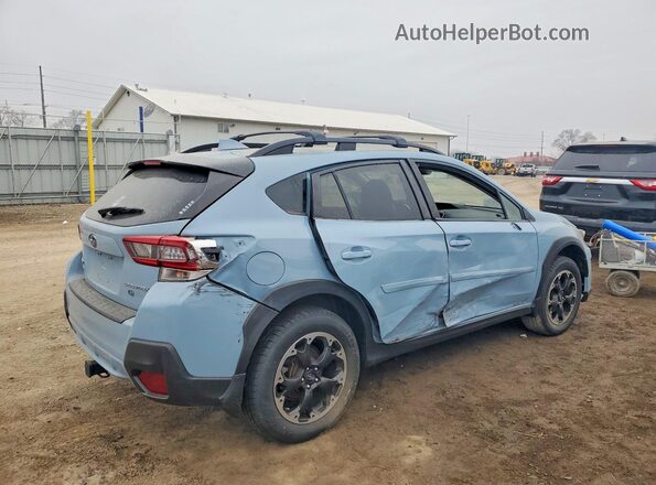JF2GTAEC4PH209933 2023 SUBARU CROSSTREK Синий Задняя правая четверть