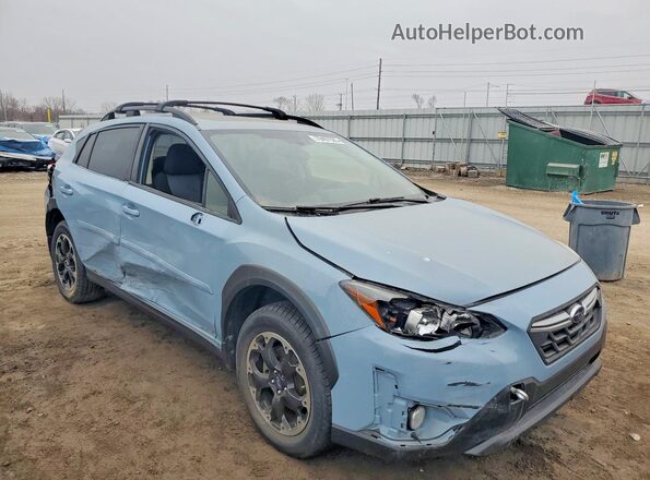 JF2GTAEC4PH209933 2023 SUBARU CROSSTREK Синий Передняя правая четверть