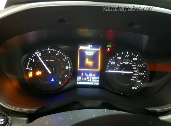 JF2GTAEC6MH394093 2021 SUBARU CROSSTREK Белый Вид щитка приборов