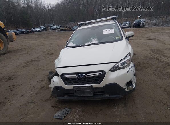 JF2GTAEC8PH261095 2023 SUBARU CROSSTREK White Widok zestawu wskaźników