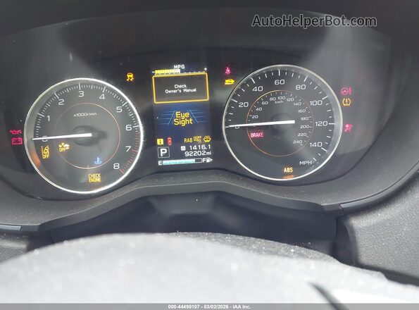 JF2GTALC5JH227514 2018 SUBARU CROSSTREK Orange Vista de los asientos traseros