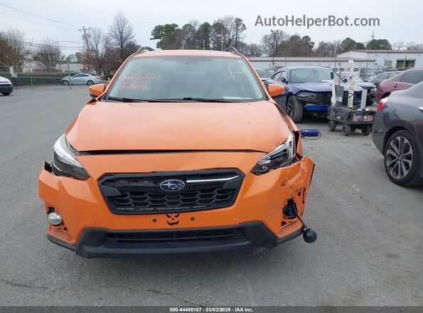 JF2GTALC5JH227514 2018 SUBARU CROSSTREK Orange Vista del cuadro de instrumentos