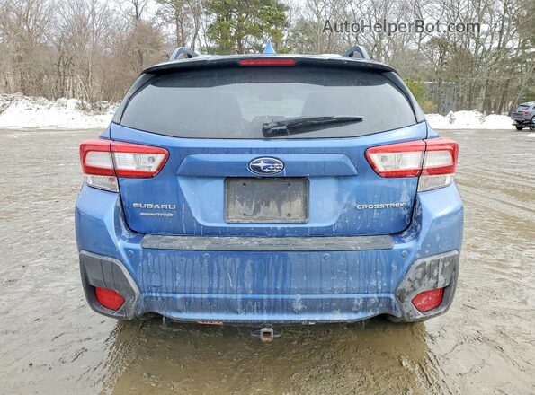 JF2GTAMC3K8228175 2019 SUBARU CROSSTREK Blue Вид ззаду