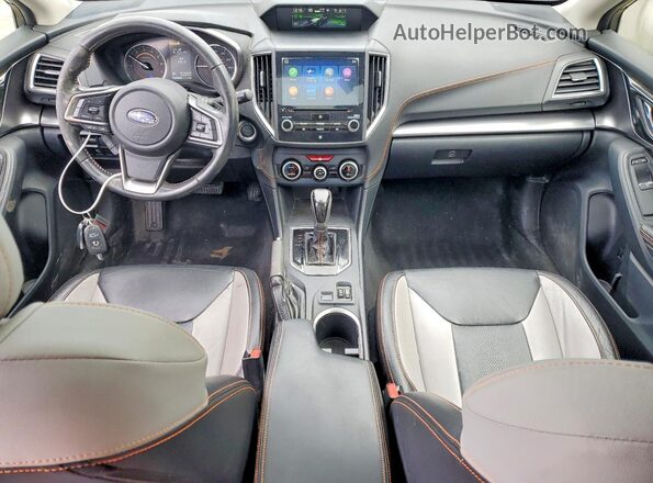 JF2GTAMC3K8228175 2019 SUBARU CROSSTREK Blue Вид панелі приладів