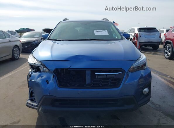 JF2GTANC4KH223274 2019 SUBARU CROSSTREK Blue Vista del cuadro de instrumentos