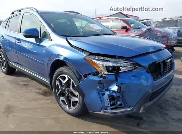 JF2GTANC4KH223274 2019 SUBARU CROSSTREK Blue Vista frontal