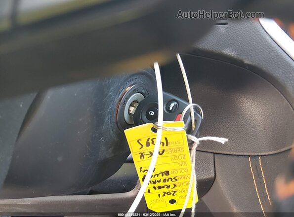 JF2GTAPC2M8329173 2021 SUBARU CROSSTREK Light Blue Առջևի վահանակի տեսք