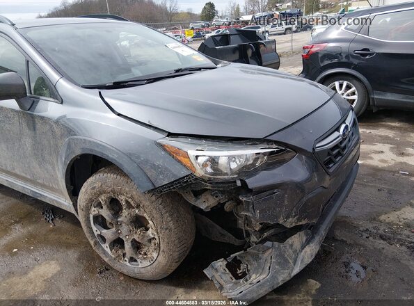 JF2GTAPC2NH215336 2022 SUBARU CROSSTREK Gray Вид спереду