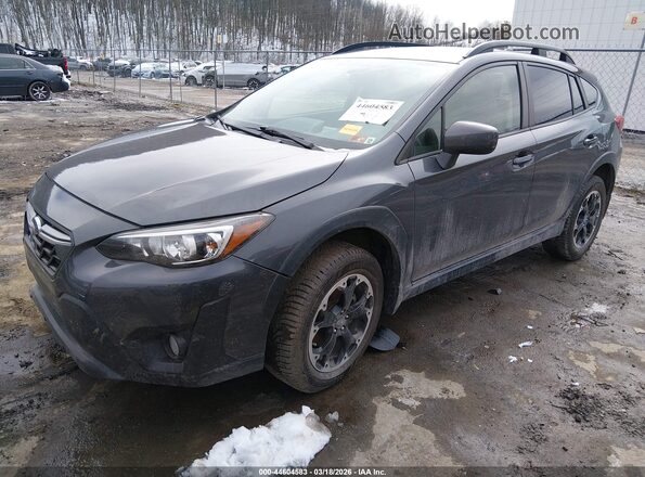 JF2GTAPC2NH215336 2022 SUBARU CROSSTREK Gray Передня ліва чверть