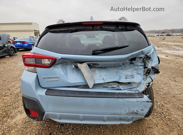 JF2GTAPC3M8684014 2021 SUBARU CROSSTREK Blue Rear view