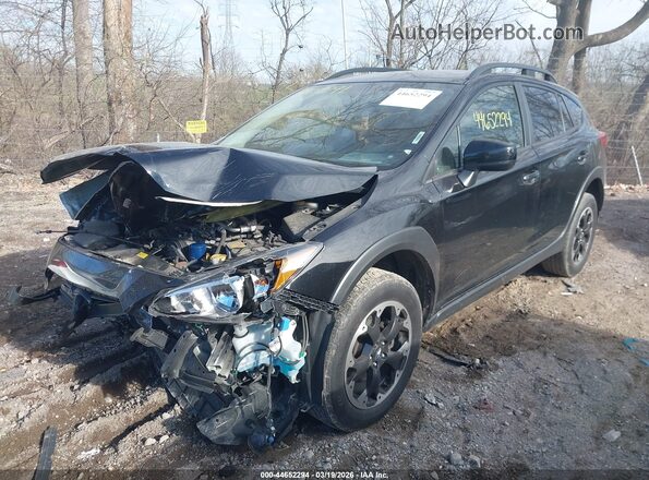 JF2GTAPC5M8251553 2021 SUBARU CROSSTREK Black წინა ხედი