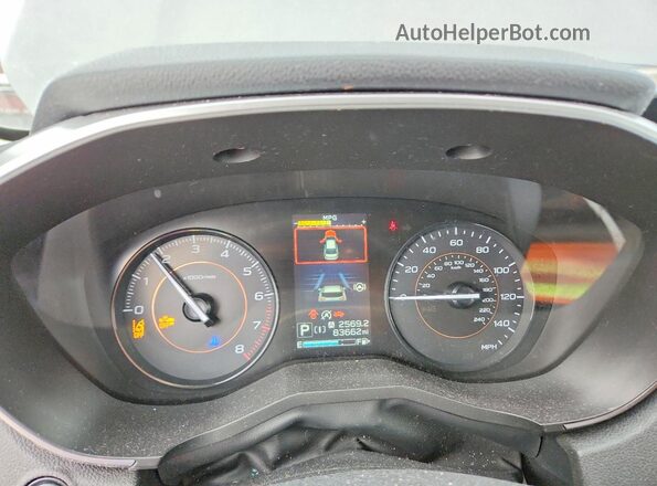 JF2GTAPC7M8220823 2021 SUBARU CROSSTREK Gray Սարքավորումների վահանակի տեսք