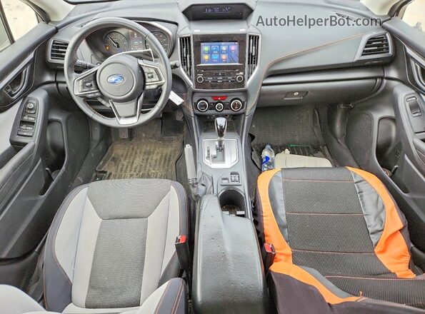 JF2GTAPC7M8220823 2021 SUBARU CROSSTREK Gray Առջևի վահանակի տեսք