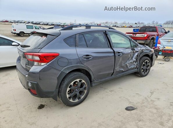 JF2GTAPC7M8220823 2021 SUBARU CROSSTREK Gray Հետևի աջ