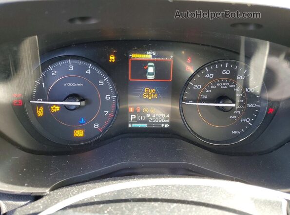 JF2GTAPC7M8281735 2021 SUBARU CROSSTREK White Սարքավորումների վահանակի տեսք