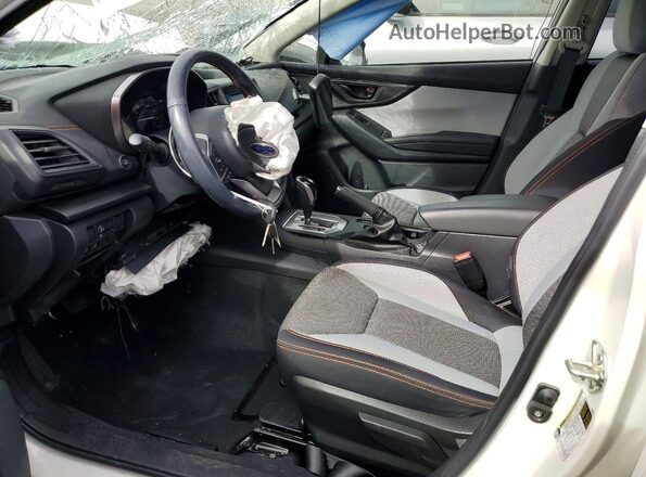 JF2GTAPC8NH258661 2022 SUBARU CROSSTREK White Widok wnętrza z przodu